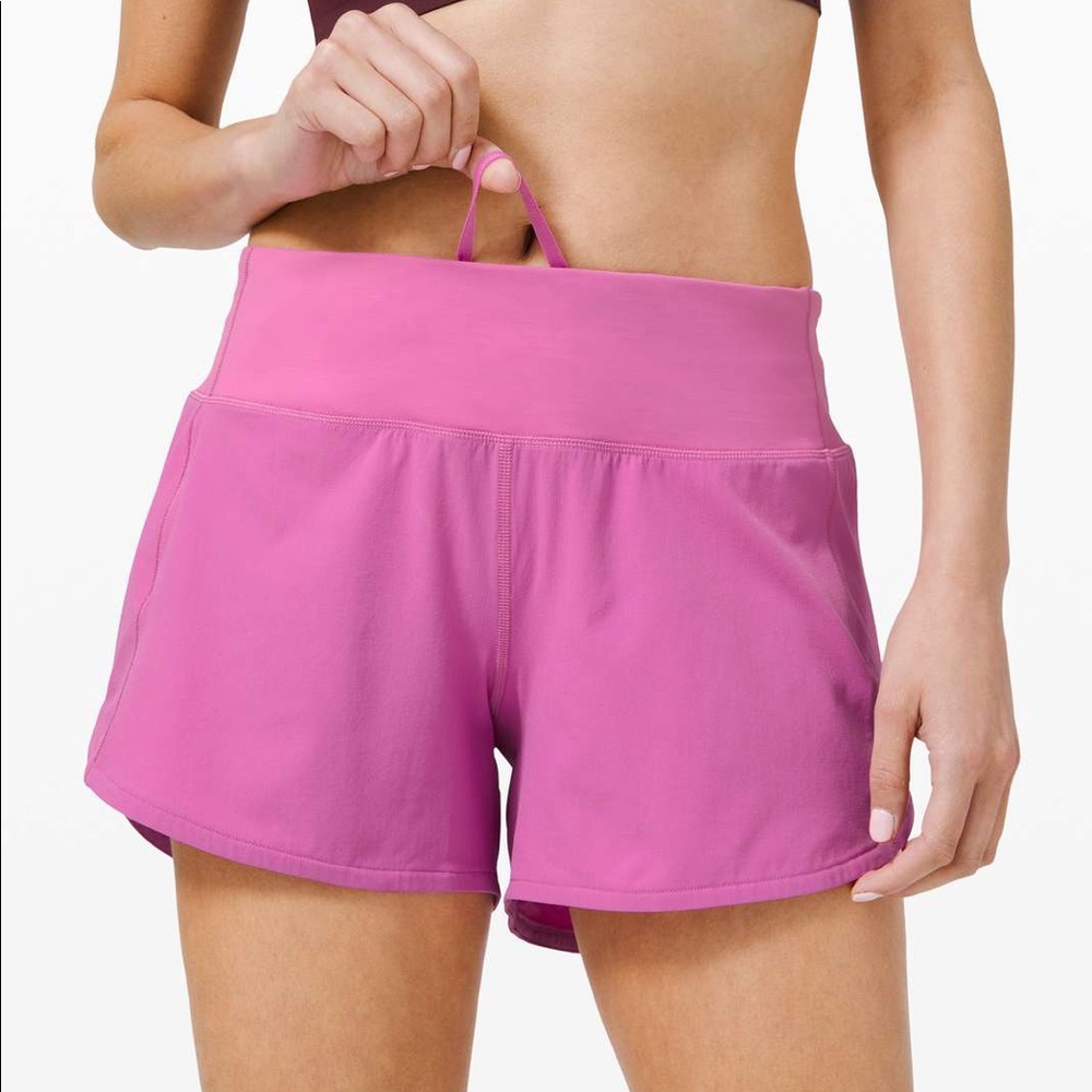 Speed Up Short Long  4" Updated Fit MR Lululemon